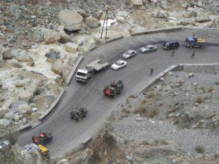 The French are getting better at moving through the constricted Mahipar Pass.  They are much more relaxed too as they have gotten very used to running this road which leads to Surobi