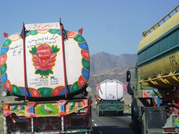 More bad news - fuel tankers running in a big group with armed security - and still no traffic heading east from Kabul.  That means there is a large French or Amercan Convoy ahead or fighting on the road.  The danger for us is when the traffic is allowed to flow east - they will come three abreast and as fast as their beater cars will take them.  Vehicle accidents are the number one threat to outside the wire contractors followed by ISAF convoy gunners - the Taliban is a close third in our threat matrix.