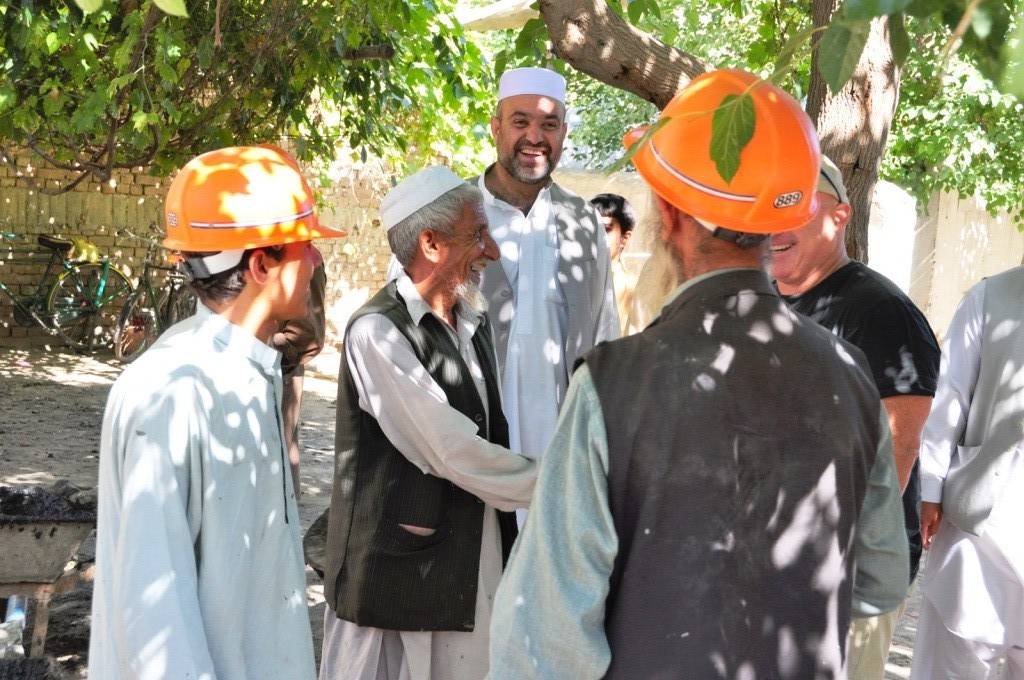 The boss and the Mayor of Jalalabad Lal Agha Kaker talking with workers on one of our project sites. Turns out the boss speaks fluent Pashto - Afghans love it when a forienger speaks to them in the local tongue