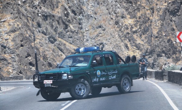 The ANP were sweeping the hill to the left in this picture - it looks like that is where the attack most likely originated