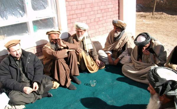 For three days all day this was the scene at Ajmals family compound. There were thousands of people camped outside waiting for their turn to meet or waiting for their elders to finish and so they could head home. The American military noted this assembely when they saw it with their UAV's and, as is most often the case, had no idea what was happening just a few miles from their closest outpost.