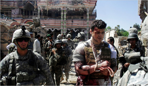 This is an AP photo form the attack on the US AID implementor DAI in Kunduz last month