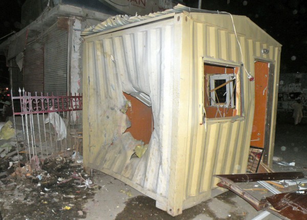 latest bombing in the Safi Bazaar targeted this ANP checkpost which is manned 24 hours a day. The villains placed a good 3lb magnetic mine on there and walked off at around 2030 at night an nobody saw a thing. That is not cool