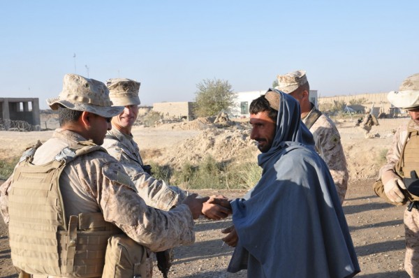 Every Friday the 2/6 CO goes for a tour of the central bazaar. When he started he could make it from his outpost to the ANP post on the far side in 20 minutes. These days he can't make it that far due to the crowds of Afghans who want to stop and tell him two things; 1. they appreciate the Marines and what they have done and 2. Please don't leave and let the Taliban come back