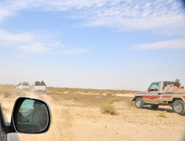 We headed back towards the Helmand - the old truck on the right was the Chicken Truck and carried all the food and drinks for our lunch