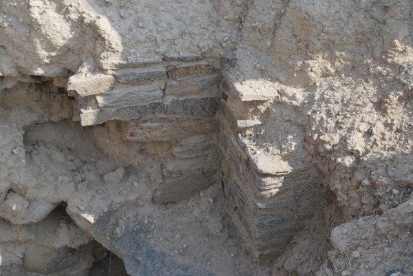 Foundation from an unknown building on Gandamak Hill